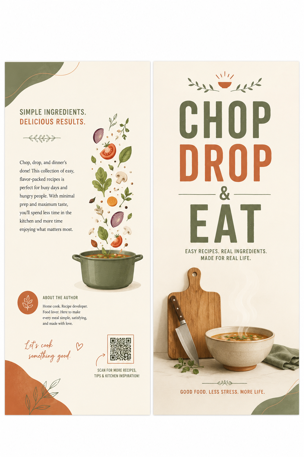 Chop, drop, and eat a recipe book for all your meals and drinks